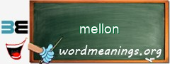 WordMeaning blackboard for mellon